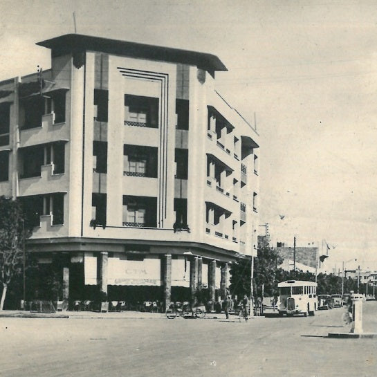 Vue ancienne de Marrakech - Avenue Mangin (Mohammed V) - vers 1940