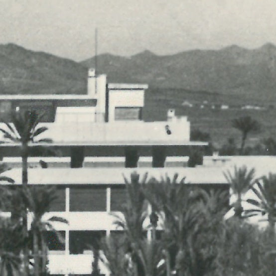 Vue ancienne de Marrakech - L'hôpital civil - vers 1940