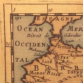 <transcy>Old map of Morocco - 1683</transcy>